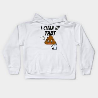 Poop Emoji - Clean Up that @#@# Kids Hoodie